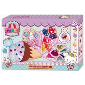  Βεντάλια Make Up Σε Σχήμα Παγωτού 