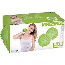 John Μπαλάκια Μασάζ 9Cm, Σετ 2Τεμ. 