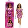 Mattel Barbie Fashionistas 171 Με Ροζ Πουά Φόρεμα 