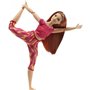 Mattel Barbie Νέες Αμέτρητες Κινήσεις Pink Dye Pants Red Hair Curvy Doll 