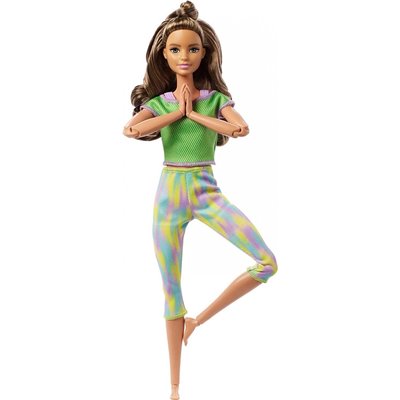 Mattel Barbie Νέες Αμέτρητες Κινήσεις Green Dye Pants Doll 