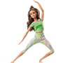 Mattel Barbie Νέες Αμέτρητες Κινήσεις Green Dye Pants Doll 