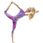 Mattel Barbie Νέες Αμέτρητες Κινήσεις Purple Dye Pants Blonde Doll 