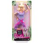 Mattel Barbie Νέες Αμέτρητες Κινήσεις Purple Dye Pants Blonde Doll 