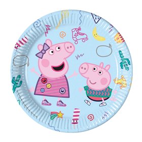 PROCOS Πιάτα Μεγάλα Peppa Pig FCS Next Generaration Hasbro 23Cm - 8Τμχ  PROCOS Πιάτα Μεγάλα Peppa Pig FCS Next Generaration Hasbro 23Cm - 8Τμχ