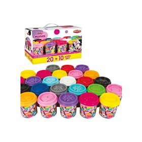As company Πλαστελίνη Minnie 20 Βαζάκια + 10 Δώρο Με Καπάκια Καλουπάκια (13 Χρώματα) 3Kg  As company Πλαστελίνη Minnie 20 Βαζάκια + 10 Δώρο Με Καπάκια Καλουπάκια (13 Χρώματα) 3Kg