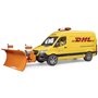 bruder MB Φορτηγάκι Mercedes Sprinter DHL Με Οδηγό Και Εξοπλισμό 