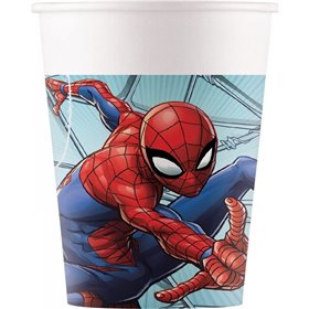 PROCOS Ποτήρια Χάρτινα Spiderman Team Up FSC Next Generation Marvel 200Ml - 8Τμχ  PROCOS Ποτήρια Χάρτινα Spiderman Team Up FSC Next Generation Marvel 200Ml - 8Τμχ