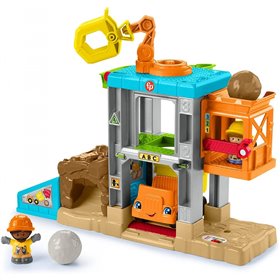 Fisher-Price Little People Load The Reproduction Of Construction Εργοτάξιο Σετ Παιχνιδιού Με Ήχους 
