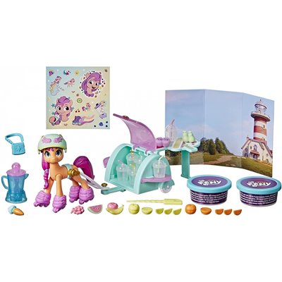 Hasbro My Little Pony MLP Movie Sparkling Scenes Sunny Mix And Make Smoothies 