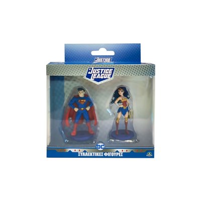 GIOCHI PREZIOSI Hero-Mania Justice League Φιγούρες-Τoppers 2 Pack - 4 Σχέδια 