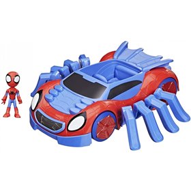 Hasbro Marvel Spidey And His Amazing Friends Ultimate Web-Crawler, With Spidey Stunner Feature And 10-Cm Spidey Figure  Hasbro Marvel Spidey And His Amazing Friends Ultimate Web-Crawler, With Spidey Stunner Feature And 10-Cm Spidey Figure