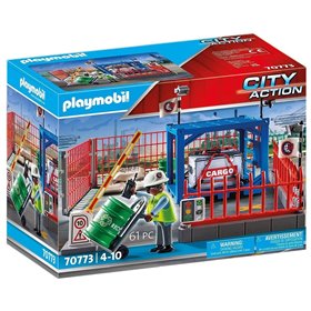 Playmobil City Action Σταθμός Cargo 