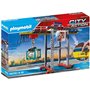 Playmobil City Action Electric Cargo Crane With Container Γερανογέφυρα Φορτοεκφόρτωσης Container 