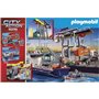 Playmobil City Action Electric Cargo Crane With Container Γερανογέφυρα Φορτοεκφόρτωσης Container 