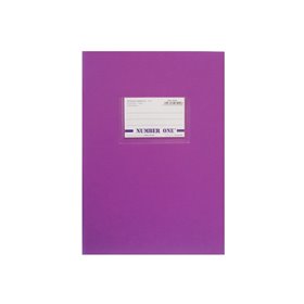 A&ampG PAPER Τετράδιο Καρφίτσα 50 Φύλλα Number One Ριγε Μωβ 