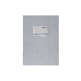 A&ampG PAPER Τετράδιο Καρφίτσα Β5 (17Χ24) Linen Ριγέ 50 Φύλλα Γκρι - Γαλάζιο 