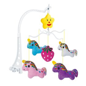  Μουσικό Κρεμαστό Κούνιας Με Αλογάκια 