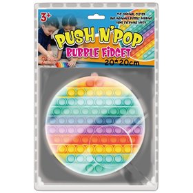 Gama Brands Big Pop It Bubbles Fidget Κύκλος Rainbow 20X20cm 