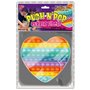 Gama Brands Big Pop It Bubble S Fidget Καρδιά Rainbow 20X19cm 