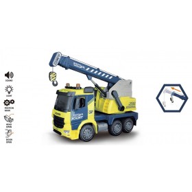  Friction Γερανοφόρο Φορτηγό Με Φώτα Και Ήχους 