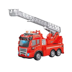  Friction Όχημα Πυροσβεστικής Με Φώτα Και Ήχους 