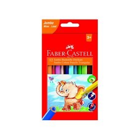 Faber-Castell Τριγωνικό Χρωματισμένο Μολύβι (Συσκευασία 12) 