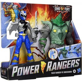Hasbro Power Rangers Battle Attacker Monster Blue Ranger And Shockhorn Battle Attackers  Hasbro Power Rangers Battle Attacker Monster Blue Ranger And Shockhorn Battle Attackers