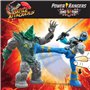 Hasbro Power Rangers Battle Attacker Monster Blue Ranger And Shockhorn Battle Attackers 