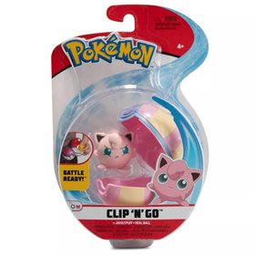 Jazwares Pokemon Clip N Go Jigglypuff And Heal Ball 