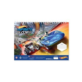 Diakakis imports Μπλόκ Ζωγραφικής 23Χ33 Εκ. HOT Wheels - 2 Σχέδια 