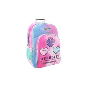 MUST Τσάντα Πλάτης 3 Θήκες Smiley Influence 33Χ16Χ45 