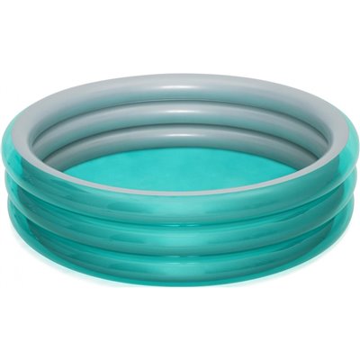 Bestway Φουσκώτη Πισίνα Big Metallic 3-Ring 2.01Cm 