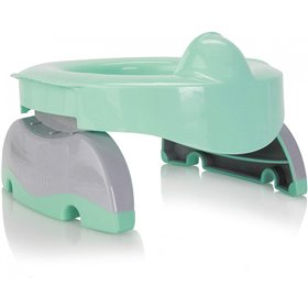 Potette Plus Premium Φορητό 2 Σε 1 Γιο-Γιο Ταξιδίου Και Εκπαιδευτικό Κάθισμα Τουαλέτας Τυρκουάζ 