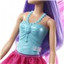 Mattel Barbie Dreamtopia Νεράιδα Μπαλαρίνα Μωβ Μαλλιά 