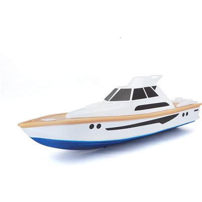 Maisto Tech Speed Boat Super Yacht(Usb Ver.) 2.4Ghz (Incl.Chargeable Li-Ion Batteries) 34 Cm, Λευκό 