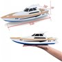 Maisto Tech Speed Boat Super Yacht(Usb Ver.) 2.4Ghz (Incl.Chargeable Li-Ion Batteries) 34 Cm, Λευκό 