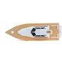 Maisto Tech Speed Boat Super Yacht(Usb Ver.) 2.4Ghz (Incl.Chargeable Li-Ion Batteries) 34 Cm, Λευκό 