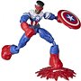 Hasbro Marvel Avengers Bend And Flex Φιγούρα Δράσης 15 Εκ. - Captain America Falcon 