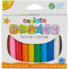 CARIOCA Plasty Πλαστελίνη 10 Τεμαχίων  CARIOCA Plasty Πλαστελίνη 10 Τεμαχίων