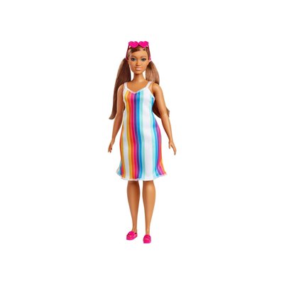 Mattel Barbie Loves The Planet - Barbie Loves The Ocean Rainbow Stripe Dress 