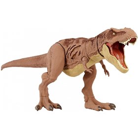 Mattel Jurassic World Extreme Damage Tyrannosaurus Rex Δεινόσαυρος Σημάδια Επίθεσης 