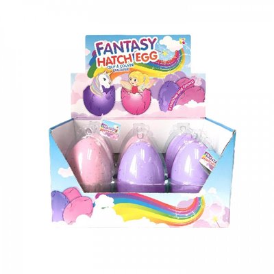 Keycraft Fantasy Hatch Egg Μεγάλο Αυγό Εκκολαπτόμενες Νεράιδες Και Μονόκερος 