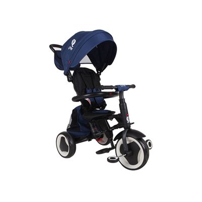 QPlay Rito Plus Eva Wheels Ποδηλατάκι Με Τιμόνι Βόλτας Μπλε 