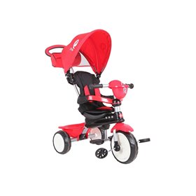 QPlay Comfort Ποδηλατάκι Με Τιμόνι Βόλτας Κόκκινο  QPlay Comfort Ποδηλατάκι Με Τιμόνι Βόλτας Κόκκινο