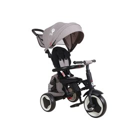 QPlay Rito Plus Eva Wheels Ποδηλατάκι Με Τιμόνι Βόλτας Γκρι  QPlay Rito Plus Eva Wheels Ποδηλατάκι Με Τιμόνι Βόλτας Γκρι