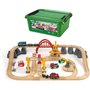 Brio World Deluxe Set Εμπορικός Σιδηρόδρομος 