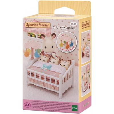 Epoch Sylvanian Families: Crib With Mobile 