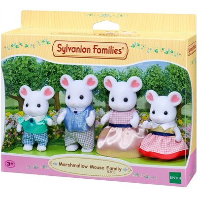 Epoch Sylvanian Families: Marshmallow Mouse Family 