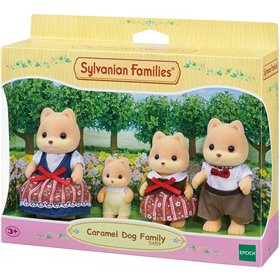 Epoch Sylvanian Families: Caramel Dog Family 